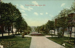 Eutaw Place Postcard