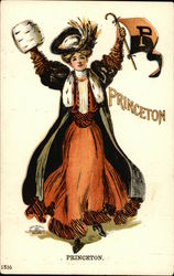 Princeton University College Girl College Girls Postcard Postcard