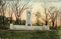 Parkman Memorial Jamaica Plain, MA Postcard 