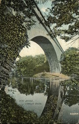 Echo Bridge Charles River, MA Postcard Postcard