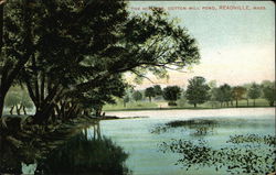 The Williams Cotton Mill Pond Readville, MA Postcard Postcard