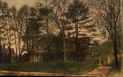 Home of Dr Smith, Author of "America" Postcard