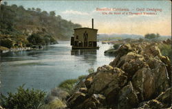 Beautiful California - Gold Dredging Postcard Postcard