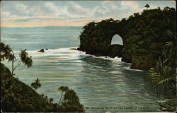 Onomes Arch on the Coast of Hawaii Postcard