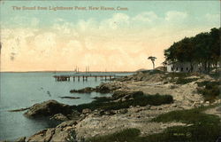 The Sound from Lighthouse Point Postcard