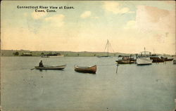 Connecticut River View at Essex Postcard Postcard