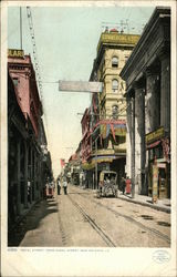 Royal Street From Canal Street Postcard