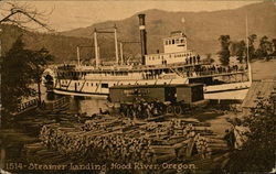 Steamer Landing Hood River, OR Postcard Postcard