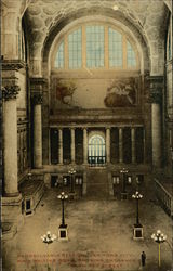 Pennsylvania Station Main Waiting Room Near 33rd Street Postcard