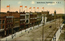 Queen Street Charlottetown, PE Canada Prince Edward Island Postcard Postcard