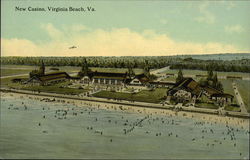 New Casino Virginia Beach, VA Postcard Postcard