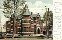 Goodrich Library Newport, VT Postcard Postcard