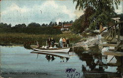 Whitmans Crossing Stow, MA Postcard 