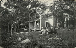 L.M. Locke's Cottages, North Barrington Postcard