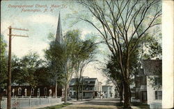 Congregational Church, Main Street Postcard