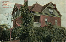 Principal Washington's Home, Tuskegee Institute Alabama Postcard Postcard