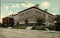 Hope Street High School Providence, RI Postcard Postcard