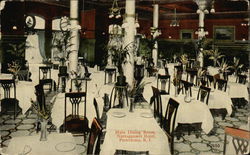 Narragansett Hotel - Main Dining Room Postcard