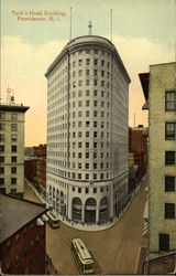 Turk's Head Building Providence, RI Postcard Postcard