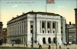 New Post Office Providence, RI Postcard Postcard