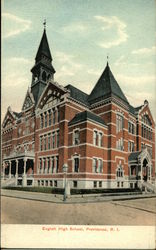 English High School Postcard