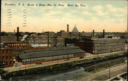 Bird's Eye View of Brown & Sharpe Mfg Co Plant Postcard