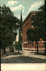 First Universalist Church & YWCA Building Postcard