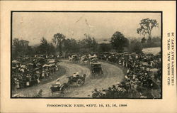 Woodstock Fair New York Postcard 