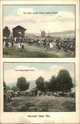 Vermont State Fair Rutland, VT Postcard Postcard