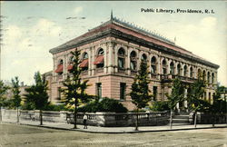 Public Library Postcard