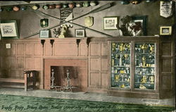 Trophy Room, Brown Union, Brown University Postcard