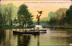 The Dyer Memorial - Roger Williams Park Postcard