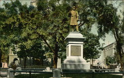 Civil War Monument Postcard