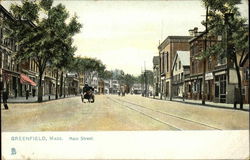Main Street In Greenfield, Massachusetts Main Street In Greenfield, Massachusetts