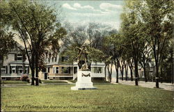 Columbus Park Reservoir and Elmwood Avenue Postcard