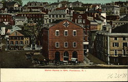 Market Square in 1844 Postcard