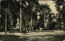 Public Library North Adams, MA Postcard Postcard