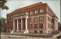 The Temple University of Nebraska Lincoln, NE Postcard Postcard