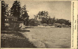 Beacon Park, Lake Chargoggagoggmanchauggagoggchaubunagungamaugg Webster, MA Postcard Postcard