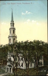 First Baptist Church Postcard