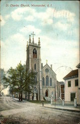 St. Charles Church Postcard