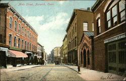 Main Street Norwich, CT Postcard Postcard