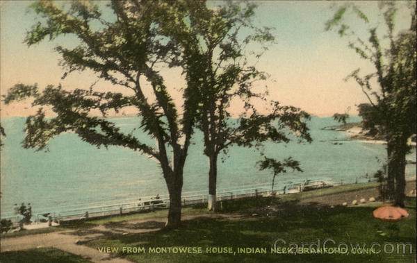 Water View from Monotwese House, Indian Neck Branford Connecticut