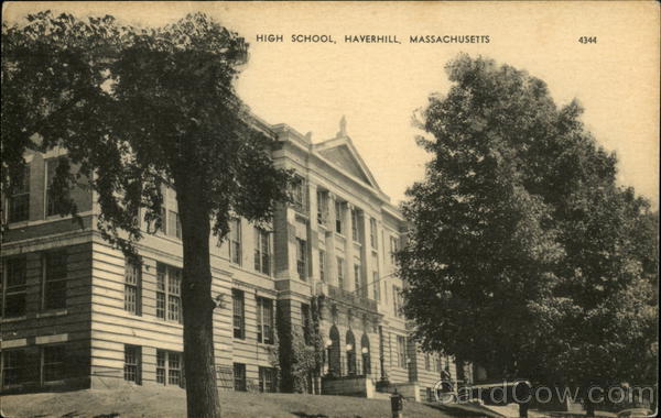 Street View of High School Haverhill Massachusetts