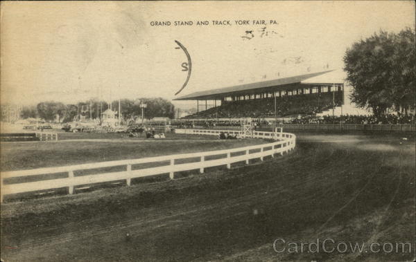 Grand Stand and Track, York Fair Pennsylvania