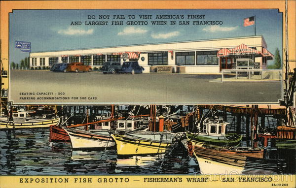 Exposition Fish Grotto, Fisherman's Wharf San Francisco California