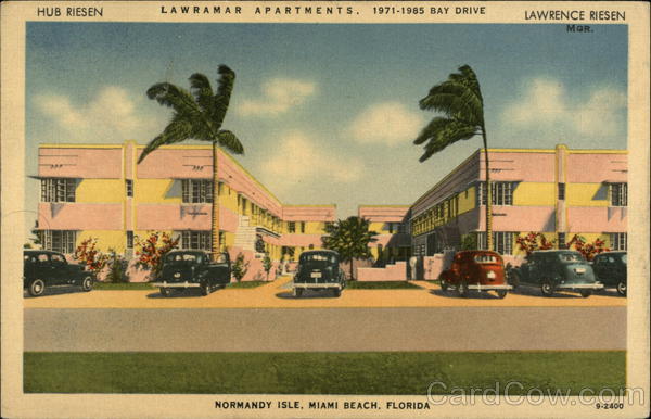 Lawramar Apartments, Normandy Isle Miami Beach Florida