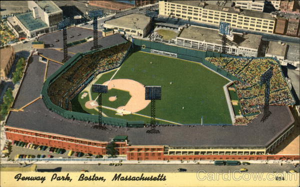 Aerial View of Fenway Park Boston Massachusetts
