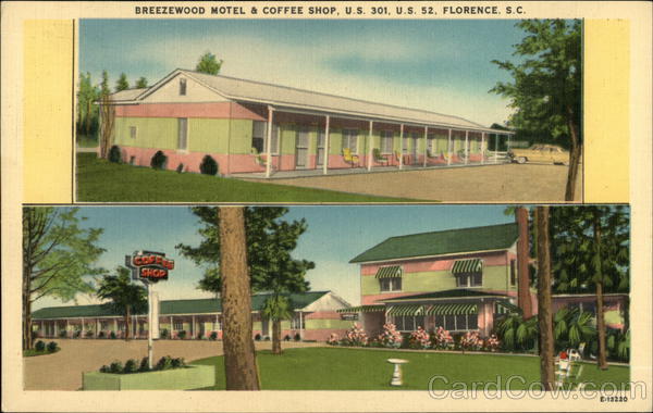 Breezewood Motel and Coffee Shop Florence South Carolina