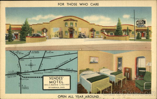 Yendes' Motel Vandalia Ohio